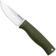 Image for Böker Manufaktur Bronco Mini Saber 121501 Stonewashed 3V, Green TPE, bushcraft knife