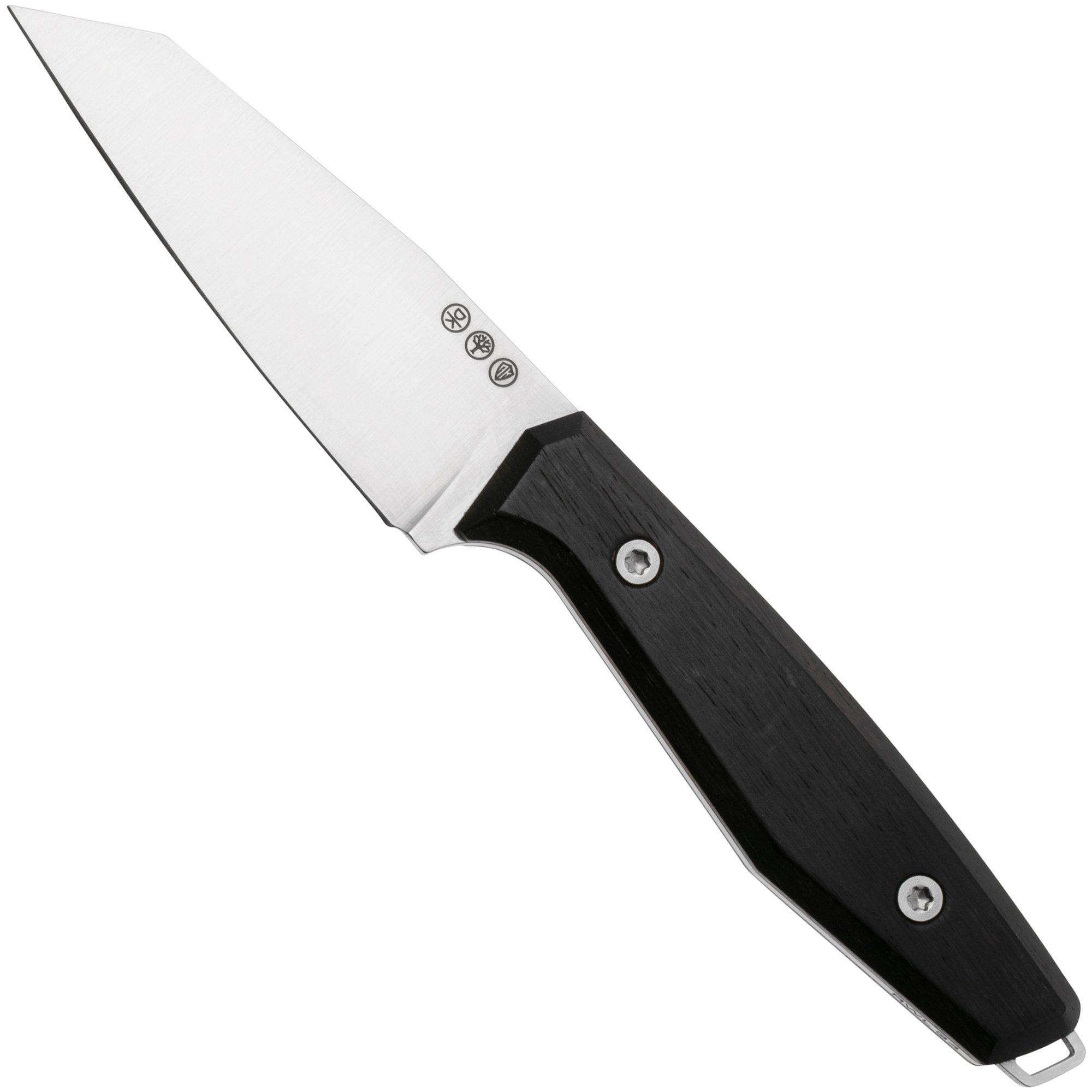 Nóż z głownią stałą Böker Daily Knives AK1 Reverse Tanto 127502, Grenadlil Wood, projekt Alex Kremer