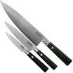 Böker Damast Black 3-piece knife set, 130420SET