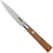 Böker Damast Olive 10 cm paring knife, 130430DAM