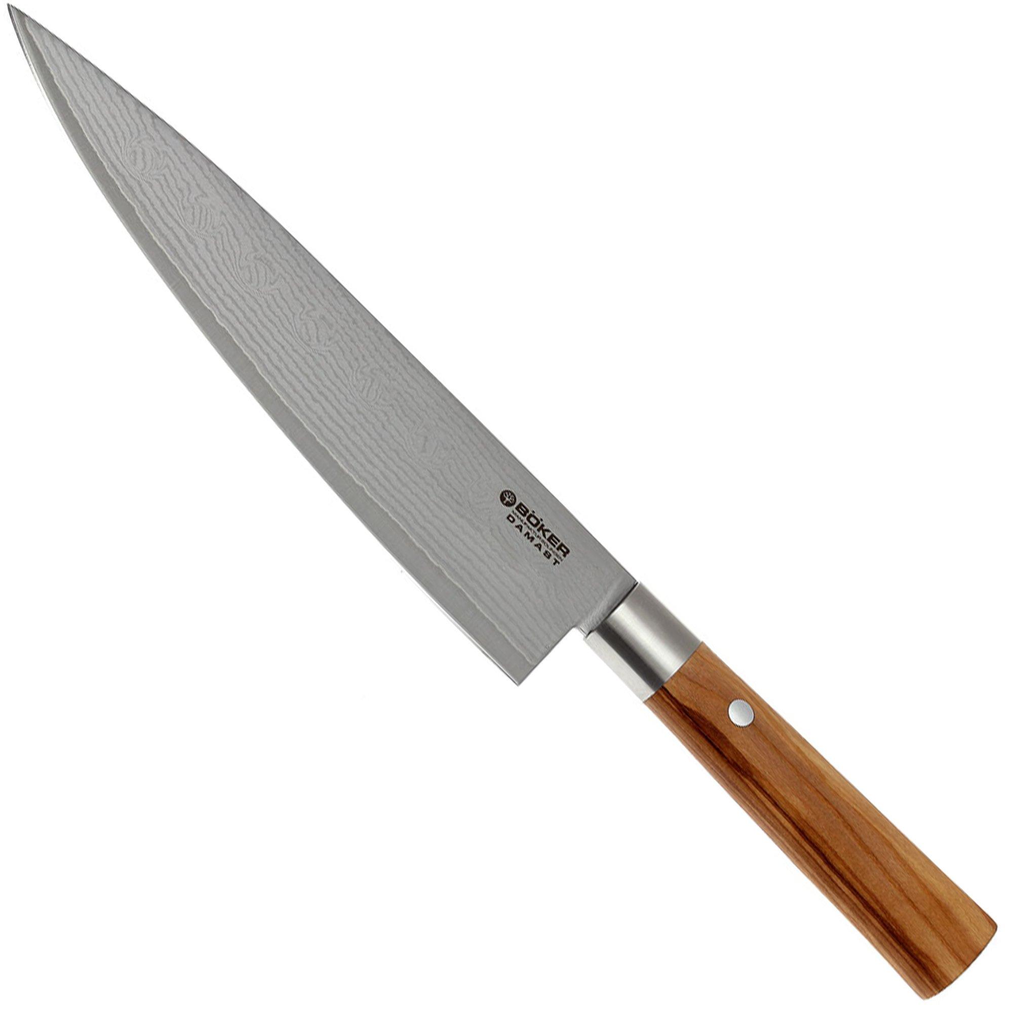 Nóż szefa kuchni Böker Damast Olive 130441DAM, 21,2 cm