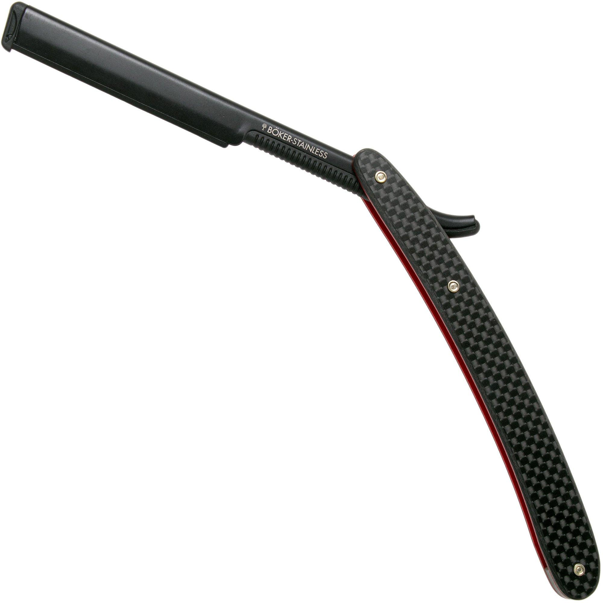 Brzytwa typu shavette Böker Barberette Black & Red 140909
