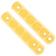 Afbeelding voor Böker BFF Packlite Handle Scales 190677 Amber Ultem Pyramid, greepschalen 