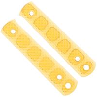 Afbeelding voor Böker BFF Packlite Handle Scales 190677 Amber Ultem Pyramid, greepschalen 