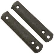 Afbeelding voor Böker BFF Packlite Handle Scales 190680 Green Micarta Smooth, greepschalen 