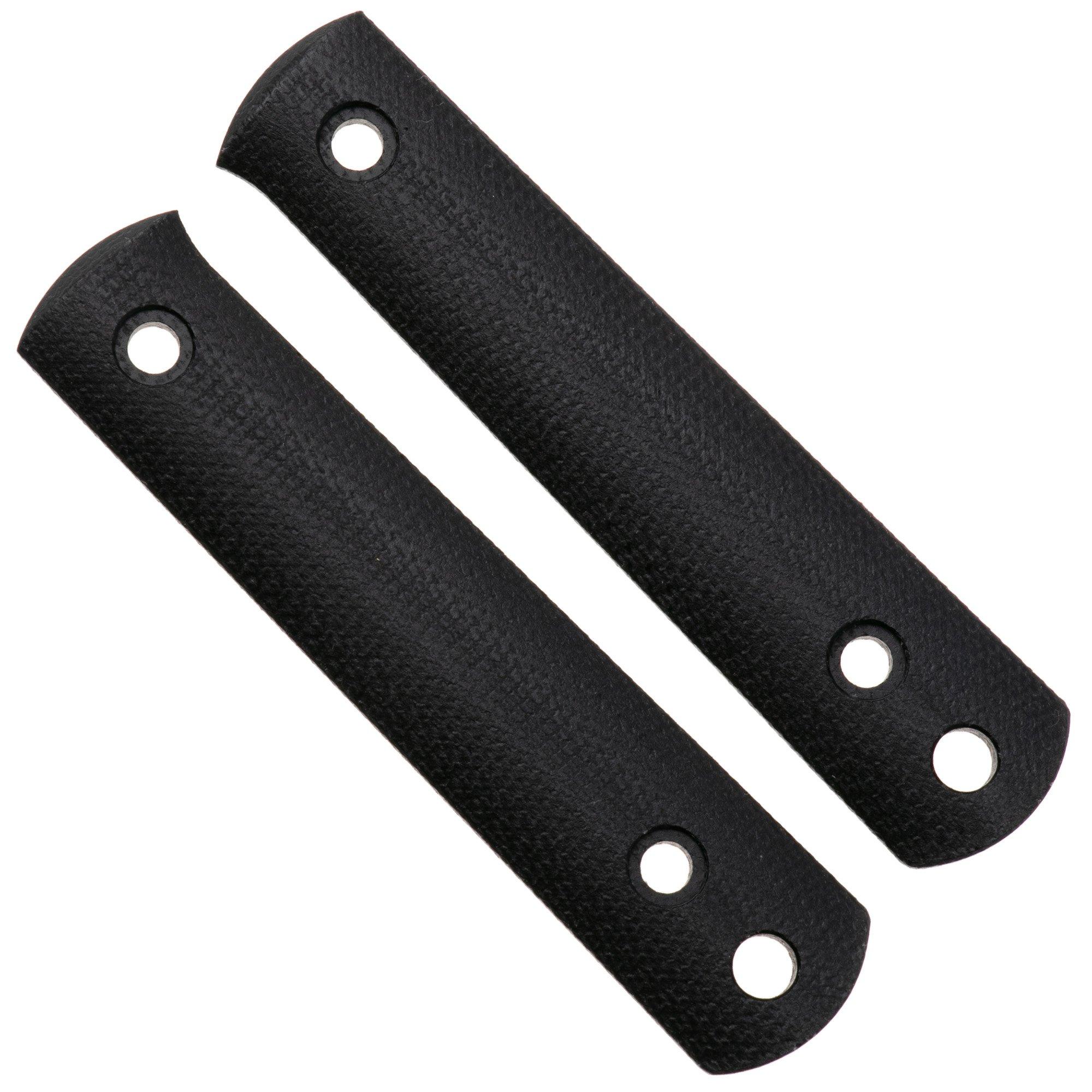Böker BFF Packlite Handle Scales 190681 Black Micarta Smooth, cachas