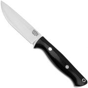 Bark River Gunny Rampless PSB-27, Black Canvas Micarta, outdoor knife