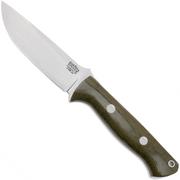 Bark River Bravo 1 CPM 3V, Green Canvas Micarta, coltello fisso