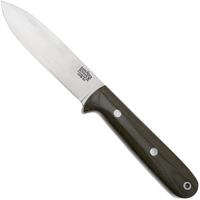 Image for Bark River Kephart 4“ CPM 3V Green Canvas Micarta, bushcraft knife