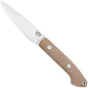 Bark River Bird & Trout CPM 154, Antique Bone Linen Micarta, hunting knife