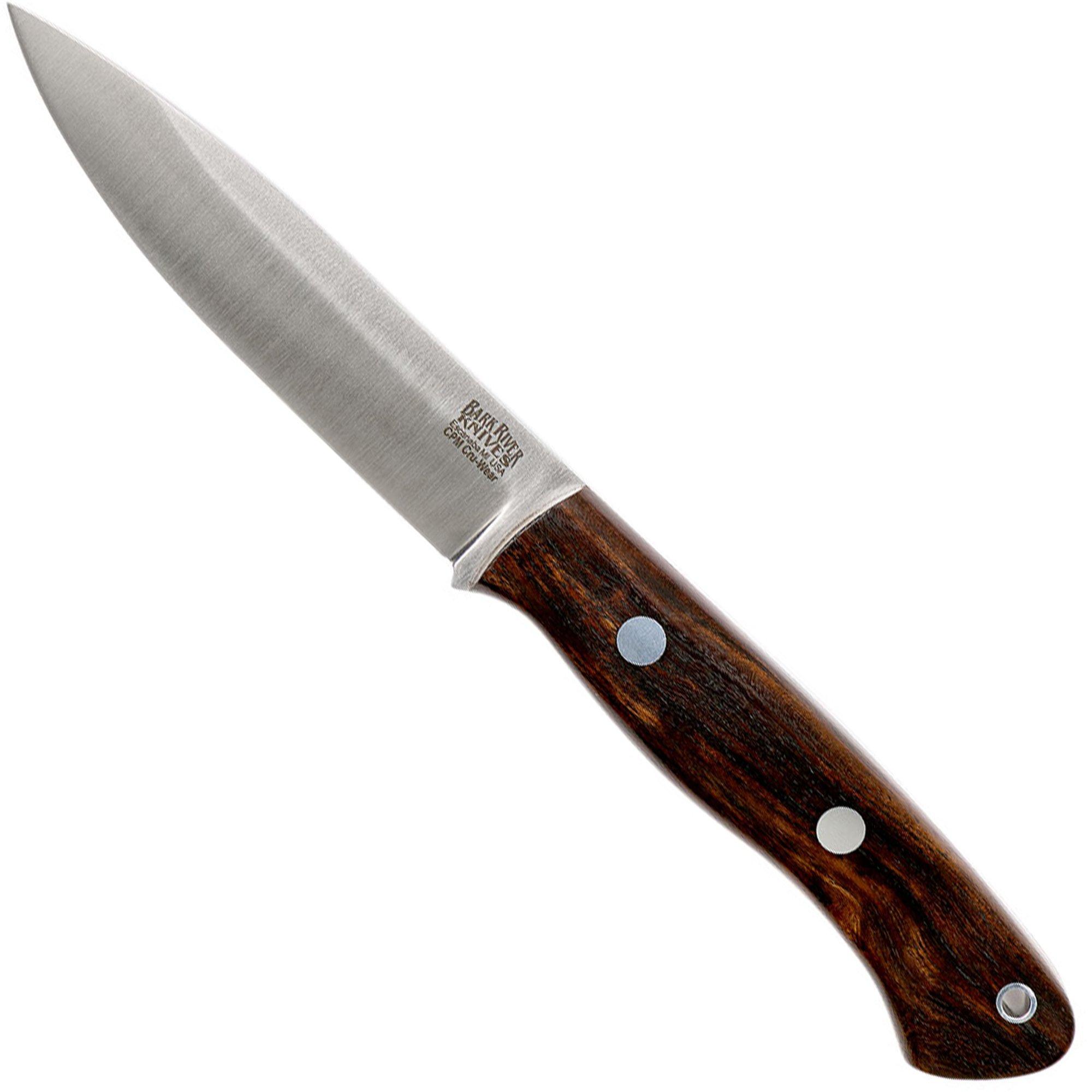 Bark River Aurora CPM Cru-Wear, Desert Ironwood, bushraft knife 