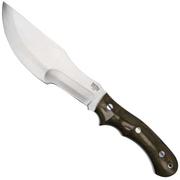 Bark River Trakker A2 Green Canvas Micarta outdoor knife