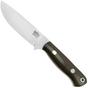 Image for Bark River Bravo Necker II CPMS45VN Green Canvas Micarta, fixed knife