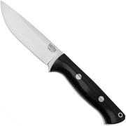 Bark River Bravo 1 CPM 3V, Black Canvas Micarta Rampless, couteau outdoor
