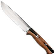 Bark River Bravo 1.5 Rampless CPM 3V Field Knife, Black Texas Fencepost