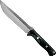 Bark River Bravo 1.5 LT CPM 3V, Black Canvas Micarta outdoor knife