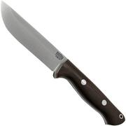 Bark River Bravo 1.2 LT CPM 3V Rampless, Burgundy Canvas Micarta outdoor knife