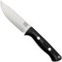 Image for Bark River Bravo 1 Cru-Wear, Rampless, Black Canvas Micarta, bushcraft knife