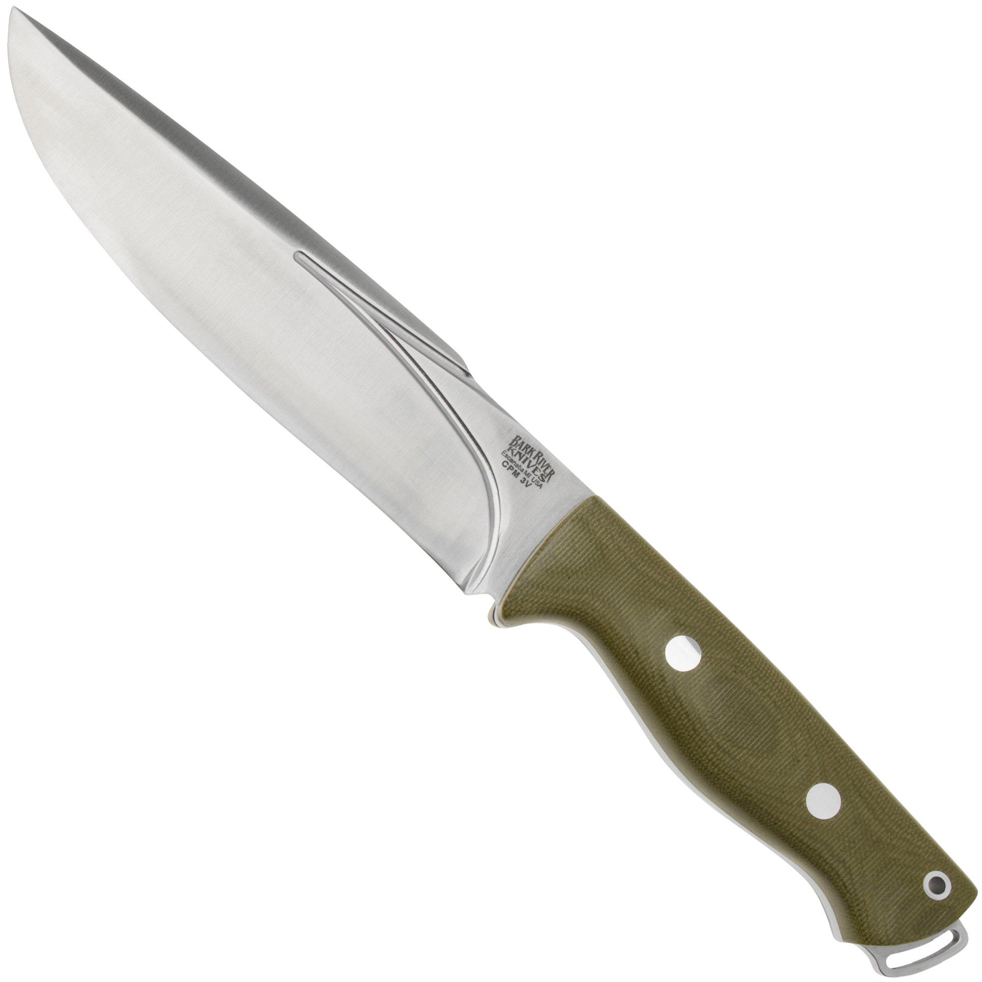 Bark River Bravo Strikeforce 2, CPM 3V Green Micarta, fixed Bark River Bravo Strikeforce 2, CPM 3V Green Micarta, fixed