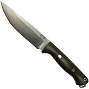 Bark River Vortex CPM 3V Green Canvas Micarta Rampless, couteau de survie