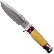 Bark River Michigan Hunter CPM Cru Wear Antique Ivory Micarta coltello da caccia