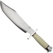 Bark River Shining Mountain Bowie A2 Ivory G10 Double Quillion, faca bowie