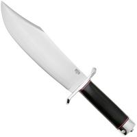 Imagen para Bark River V-44 Bowie A2 Black Canvas Micarta, Brass Double Quillion, cuchillo bowie