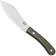 Image pour Bark River Nessmuk BR-09-141-GCM, Satin CPM Cru-Wear, Green Canvas Micarta couteau fixe