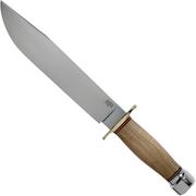 Bark River 1909 Michigan Bowie A2 Natural Curly Maple, Double Quillion, coltello bowie