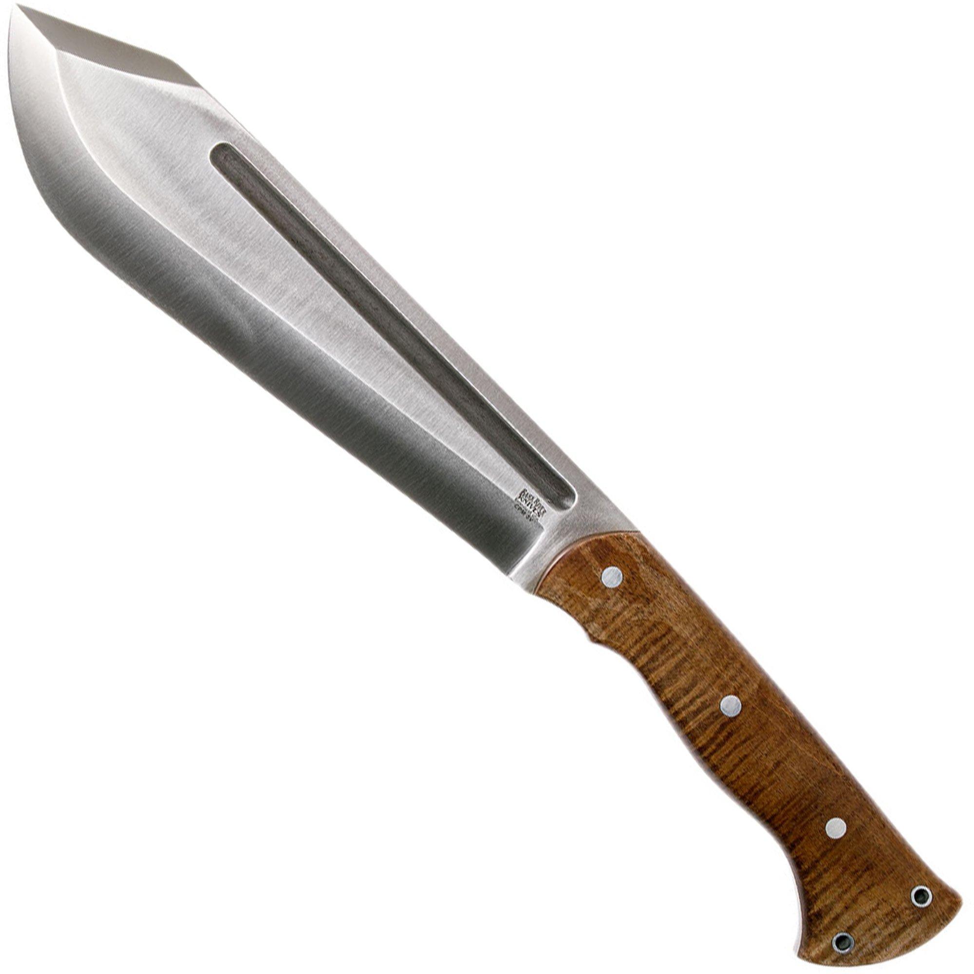Bark River JX5 Vengeful 1 CPM 3V Dark Curly Maple machete