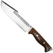 Bark River Bravo Tope Recon CPM 3V Walnut Burl Rampless cuchillo de supervivencia