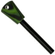 Bark River Firesteel KFS-TGBS, Toxic Green & Black SureTouch, acendedor