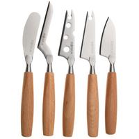 Bild für Boska Amigo Cheese Knife Set Small 306940 Buchenholz, 5-teiliges Käsemesser Set