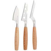 Afbeelding voor Boska Amigo Cheese Knife Set Small 306941 beukenhout, 3-delige kaasmessenset