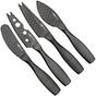 Afbeelding voor Boska Monaco+ kaasmes 307088 set mini zwart
