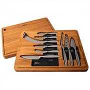 Afbeelding voor Boska Monaco+ Ultimate Charcuterie Set 307200, eikenhouten borrelplank, set van 11 stuks