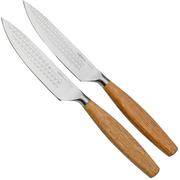 Boska Oslo+ 320030 roble, juego de cuchillos para carne de 2 piezas