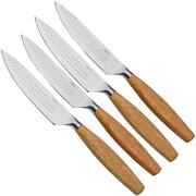 Boska Couteau à Steak Oslo+, 320031 Bois de chêne, Set de 4