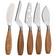 Afbeelding voor Boska Oslo+ Cheese Knife Set Small 320375 eikenhout, 5-delige kaasmessenset