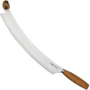 Boska Oslo+ 320541 Cuchillo para pizza y queso, madera, 31 cm