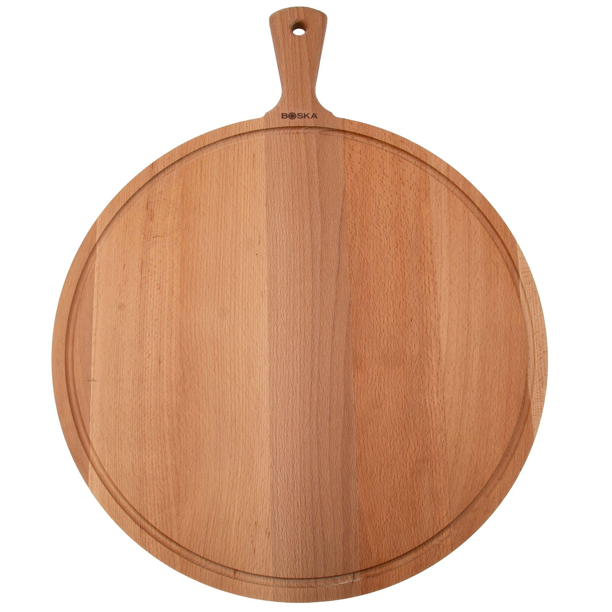 Boska Amigo Servierbrett rund XL 358115, 42 cm Buchenholz