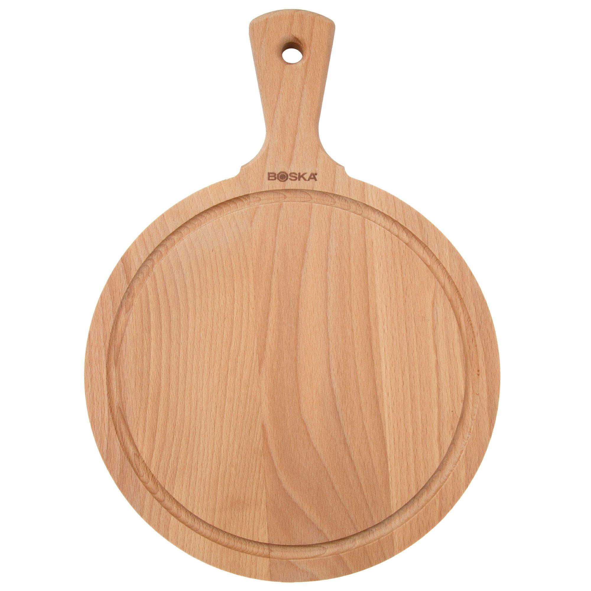 Boska Amigo Servierbrett rund 358121, 23.4 cm Buchenholz
