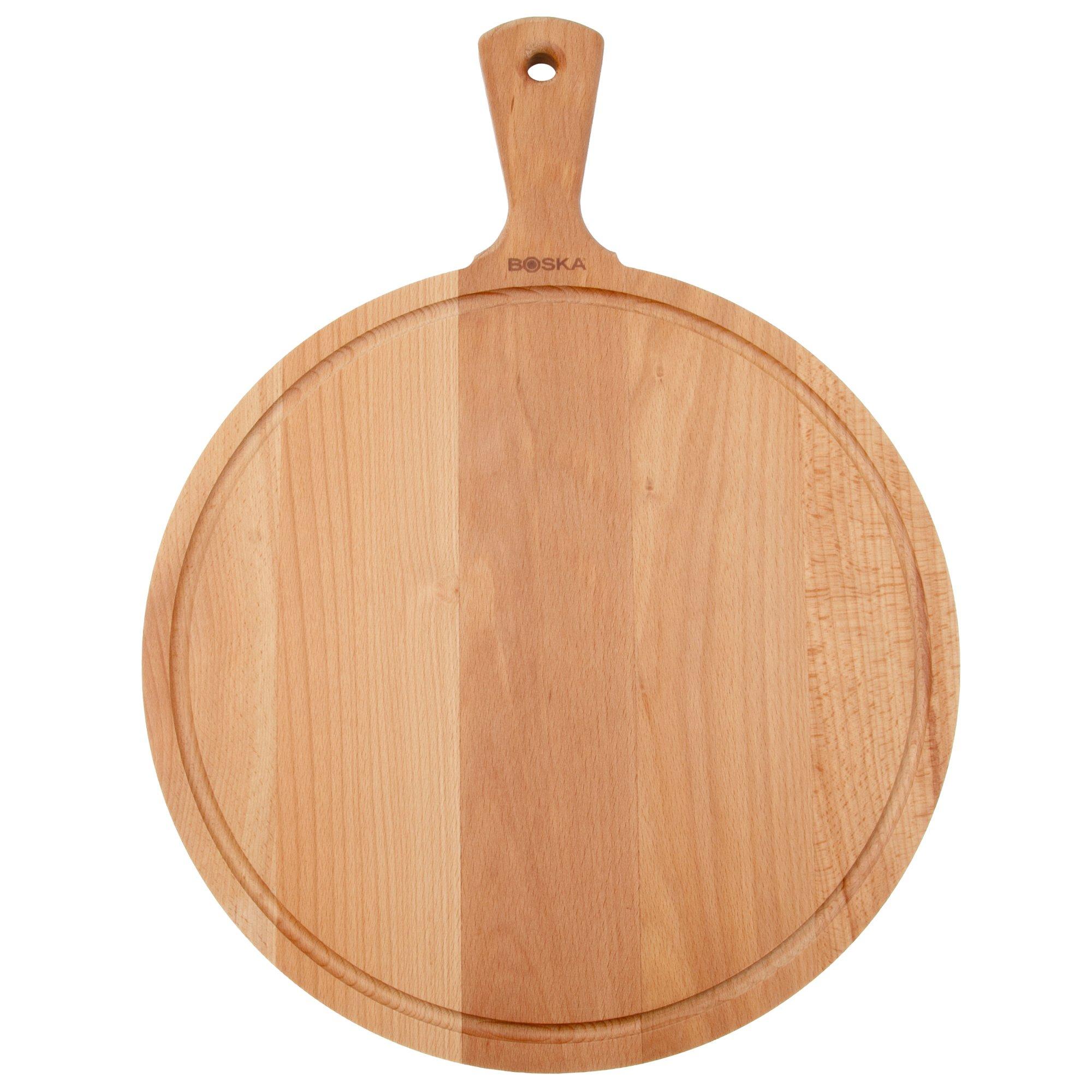 Boska Amigo Servierbrett rund 358122, 33 cm Buchenholz