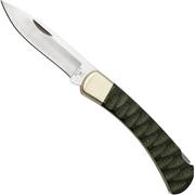 Buck 110 Folding Hunter Limited Edition 0110BKSLE, S45VN, Richlite Nickel Silver, pocket knife