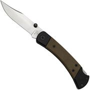 Buck 110 Hunter Sport Pro 0110GRS5 Satin BOS S30V, Green Micarta, pocket knife