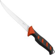 Buck Hookset Fresh Fillet 0144ORS Orange Gray cuchillo de filetear, 16 cm
