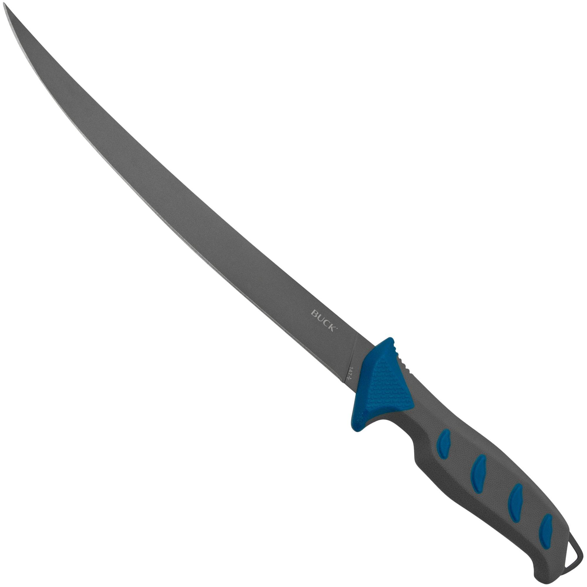 Buck Hookset Salt Fillet 0147BLS Blue Gray Filetiermesser, 23 cm