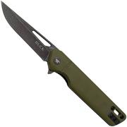 Buck Infusion Modified Tanto 0239GRS OD Green G10 zakmes