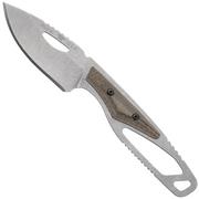 Buck PakLite Hide Pro 630GRS Stonewashed BOS S35VN, Green Micarta, couteau de chasse