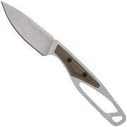 Buck PakLite Cape Pro 635GRS Green Micarta, fixed knife